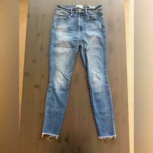 Frame Denim Women's Skinny Jeans in Blue